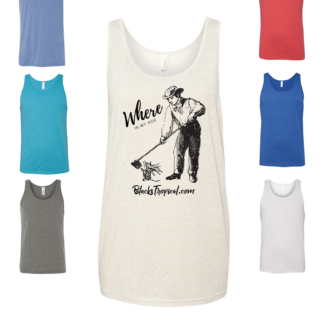 SoilBrotha Where Is My Hoe Unisex Triblend Tank